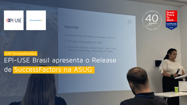 EPI-USE é parceiro oficial da ASUG no Release SAP SuccessFactors 