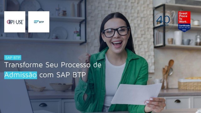 Como SAP BTP pode transformar o processo de admissão digital