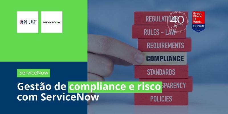 Gestão de compliance e risco com ServiceNow